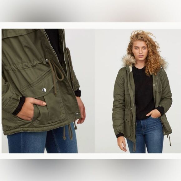 H&M Sherpa lined Utility Jacket - Picture 1 of 11